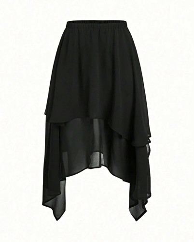 Shein damen stufenrock midi - shein,