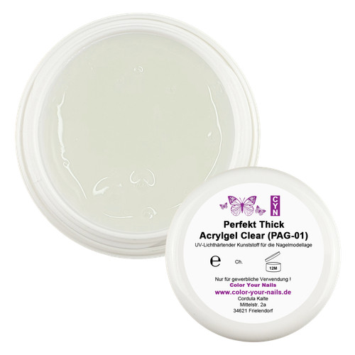 Perfekt thick acrylgel clear - acrylgel,