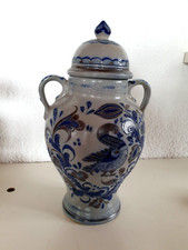 große Prunkvolle Design Deckel Vase von PLEWA Handarbeit