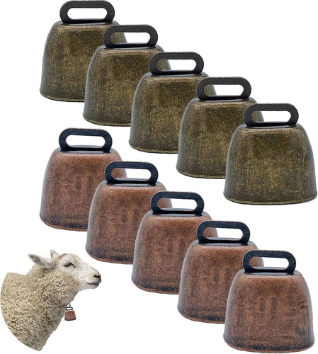 10er set mini kupfer - mini, glocken