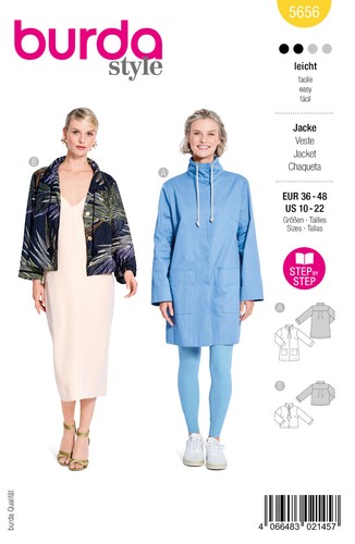 Burda style 5656 jacke - burda,