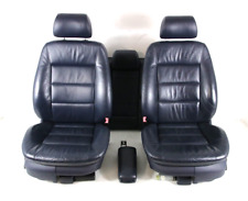 Audi A6 4B Limo Leder Sitze Innenausstattung Rückbank Mittelarmlehne Maritimblau