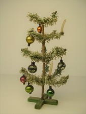 Antiker seltener Weihnachtsbaum Puppenstube vor 1945