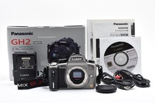 Panasonic Lumix DMC-GH2 16.0MP Digitalkamera Silber Gehäuse aus Japan [Near M...