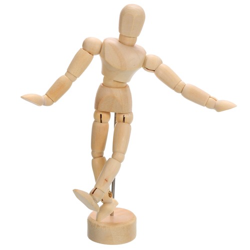 Holz mannequin figur - 4,5",