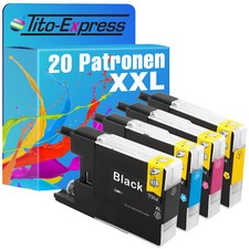 20 Patronen XXL für Brother
