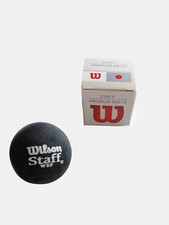 11 Stück Wilson Squash-Ball Squashball Schwarz mittelschwer für fortgeschrittene