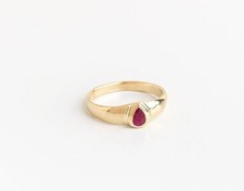 Ring 10K Gelbgold Signet Gelb
