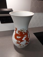 "Roter Ming Drache" Porzellan