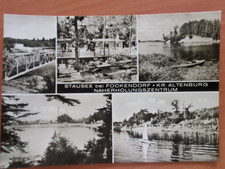 Ansichtskarte Stausee bei Fockendorf Kreis Altenburg DDR unbeschrieben