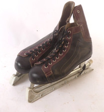 Alte Vintage Schlittschuhe