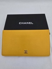 CHANEL Long Wallet, gelbes