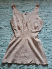 Medima M/L Schurwolle & Angora Top Unterhemd Wolle Creme Beige Warm 60er / 70er 