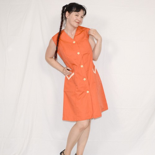 Vintage kittelkleid - vintage,