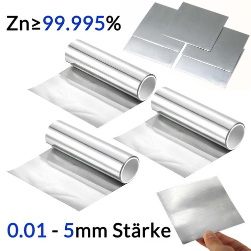 Reine zink zinkblech - 99,9%,