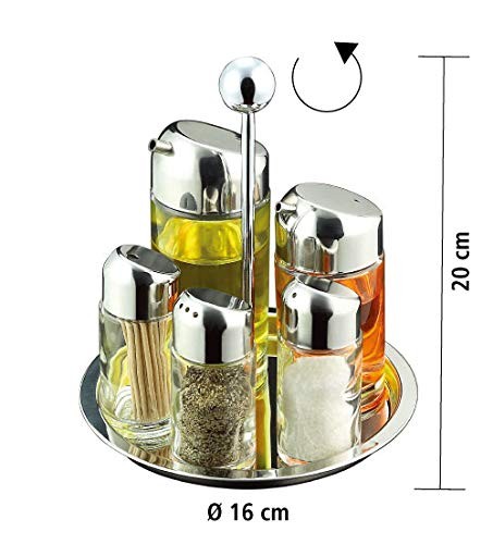 Essig öl set drehbar glas - drehbar,