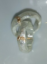 Eheringe Silber 999 Rotgold