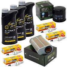 Wartung für Honda CBR 600 F PC41 2011-13 Set Öl 3L Luftfilter Ölfilter Zündkerze