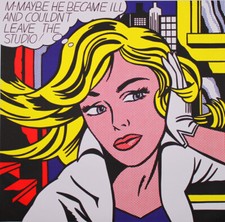 Roy Lichtenstein - M-Maybe (A Girls Picture) M-Möglicherweise