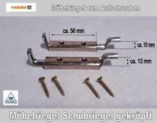 Riegel, Möbelriegel, Torriegel, Stallriegel, Beschläge, gekröpft, HUWIL