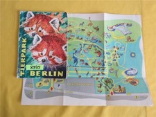 Wegweiser durch den Tierpark Berlin 1961 DDR - 5. Ausgabe mit Park Lageplan
