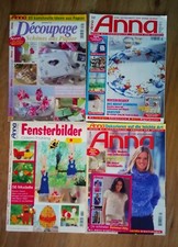 4x " Anna ",Burda Zeitschrift, Häkeln ,Stricken ,Basteln ,Handarbeiten