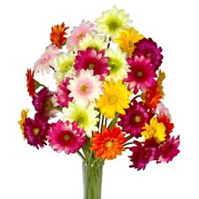 Künstlicher Gerbera-Strauß 47cm BUNT. Künstliche Blumen Kunstblume Blumenstrauß 