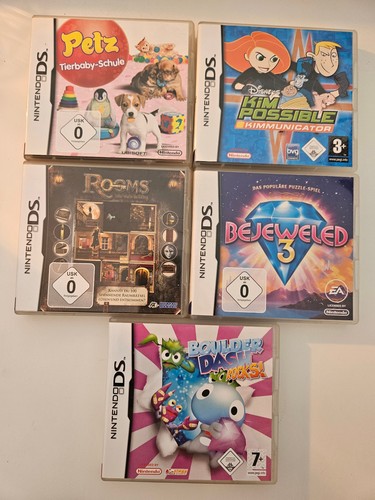 Nintendo konvolut mit 5 - ds,
