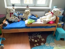 kinderbett mit matratze 2m x