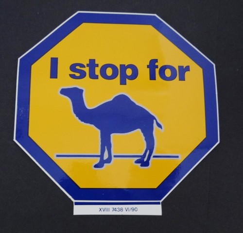 Werbe aufkleber stop - stop, for