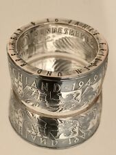 Münzring aus einer 10DM "40 Jahre Bundesrepublik Deutschland 1989" Silber 625.