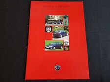 1999 BMW Alpina Teile für BMW 3er Reihe E36 Spoiler Felgen Prospekt Brochure