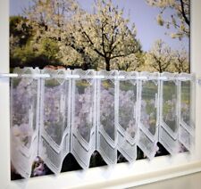 Fertiggardine Ela Kurzgardinen Weiß 19 Formate Scheibengardinen Bistrogard