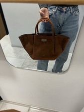 Damen Suede Handtasche Demellier Style