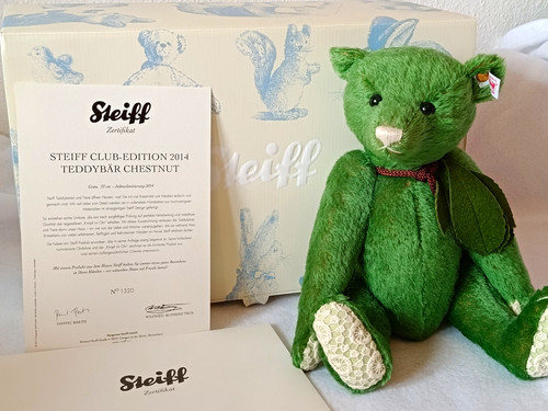 Steiff clubbär 2014 teddy - clubbär, 2014,