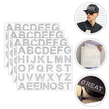  4 Sheets Buchstaben Zum