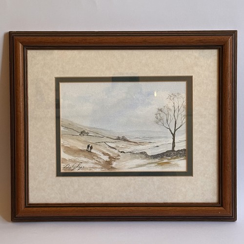 Vintage original aquarell - original,