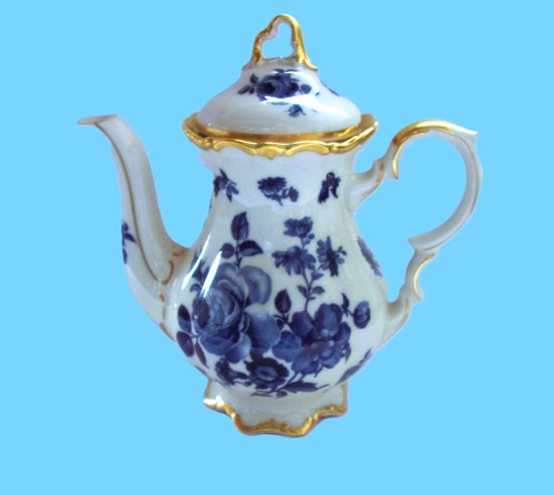 Porzellan kaffee kanne blaue - porzellan, kaffee-kanne-blaue
