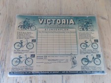 Sammlungsauflösung Victoria Stundenplan  1938 NOS Antik absolute Rarität