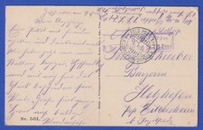 Feldpost-Karte 1. Weltkrieg