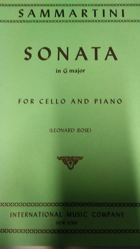 Sammartini sonate dur für - sammartini,