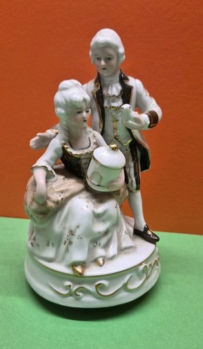 Vintage rokoko barock figur - vintage,