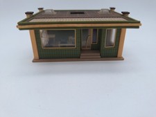 Tankstelle Vollmer 25162 Modellbau Eisenbahn - aufgebaut