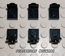 Lego 6x Konverter schwarz Bracket 1x1 - 1x1 #36840 NEUWARE