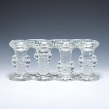 Pukeberg Bleikristall Kerzenhalter Design Staffan Gellerstedt