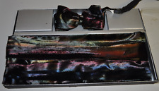 Kummerbund mit Schleife BATIK-SAMT L-3XL Bunt Smoking-Frack- Gehrock-Zubehör