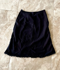 Damen Rock Tüllrock Stretch innen Futter rot Netz Partyrock, Schwarz Größe S