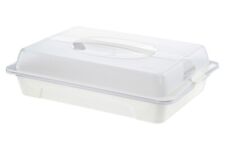 ROTHO COOL & FRESH Party-Butler Kuchenglocke Kunststoff mit Deckel Weiß B 44 cm