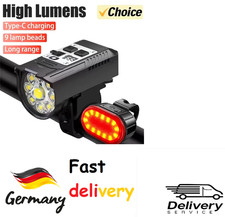 Fahrrad Frontlicht 9-LED