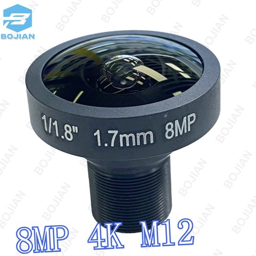 8mp m12 fisheye - 4k, 1.7mm
